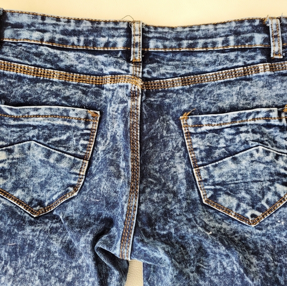 Snoopy blue faded skinny jeans - Picture 8 of 13